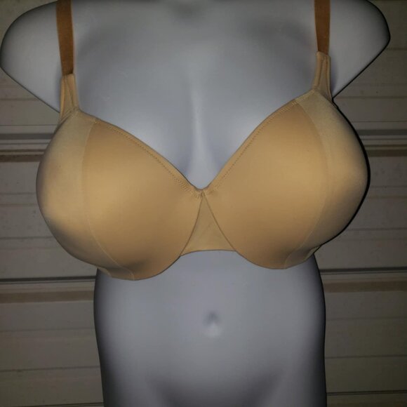 New TRUSST Lingerie Plus Size 46DD "Naomi" Cream Color Nude Bra TL4101LN - Picture 3 of 5